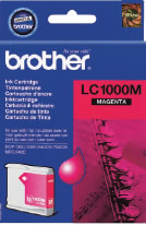 Original Genuine Brother LC1000 Magenta Ink Cartridge