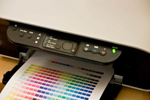 Put the right colour cartridge in the correct position.