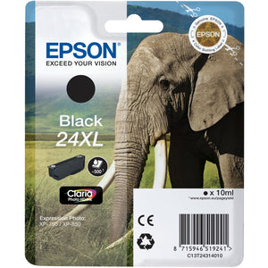 Epson 24XL Elephant Black Ink Cartridge