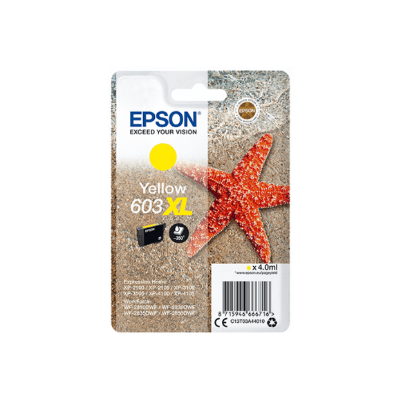 Epson 603XL Yellow Ink Cartridge