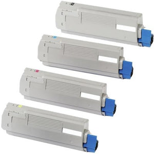 OKI MC560 Series Compatible Toner Cartridge Value Pack x 4