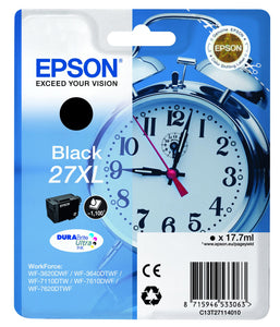 Epson Clock 27Xl Black Ink Cartridge