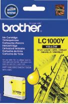 Original Genuine Brother LC1000 Yellow Ink Cartridge