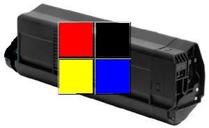 Oki C5000 Rainbow Pack Compatible Cyan, Magenta,Yellow & Black Toner Cartridge
