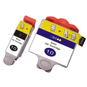 Kodak No10 Compatible Black & Colour Ink Cartridges 