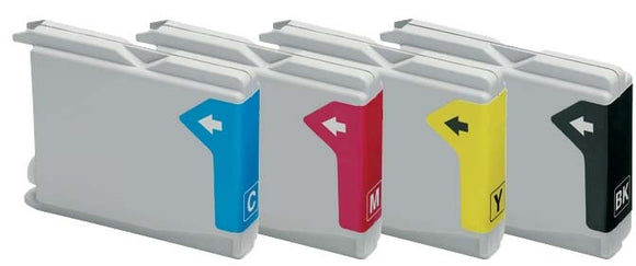 Brother LC970 Compatible Bk,C,M & Y Multi Pack Ink Cartridges