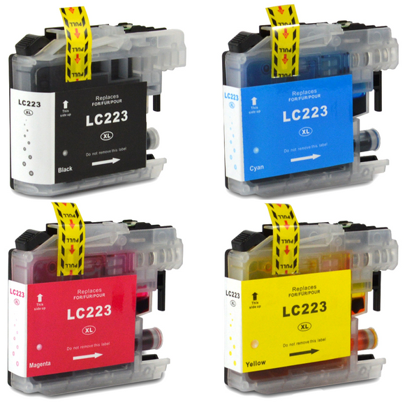 Compatible Brother LC223 Value Pack Ink Cartridges