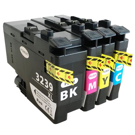 Compatible Brother LC3239XL - Value Pack Hi Capacity Printer Ink