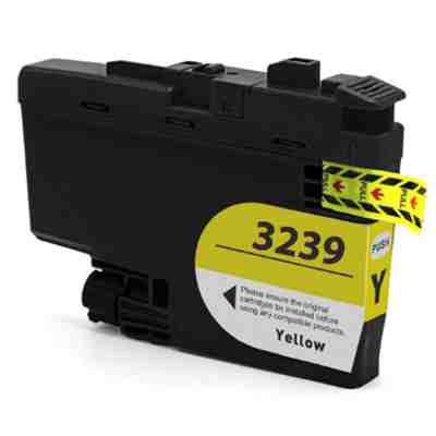 Compatible Brother LC3239XL - Yellow Hi Capacity Printer Ink