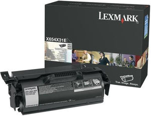 Lexmark X654X31E Extra Hi Capacity 36,000 Page Toner 