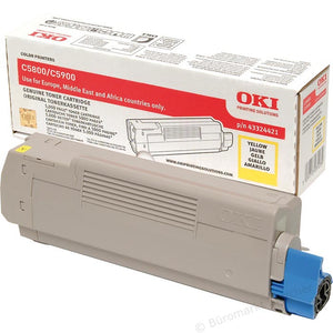 OKI C5800 Yellow Toner Cartridge