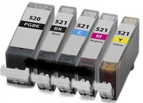 Canon Cli521 & Pg520 Compatible Ink Cartridge Set