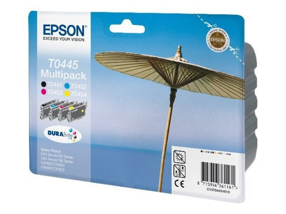 Epson T0445 Multi pack BK,C,m & Y Ink cartridges