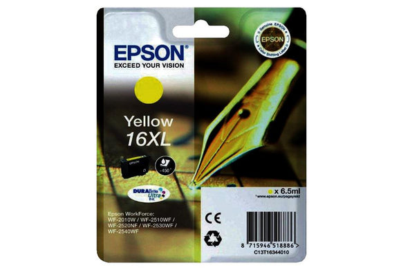 Epson T1634XL Hi Capacity Yellow Ink Cartridge