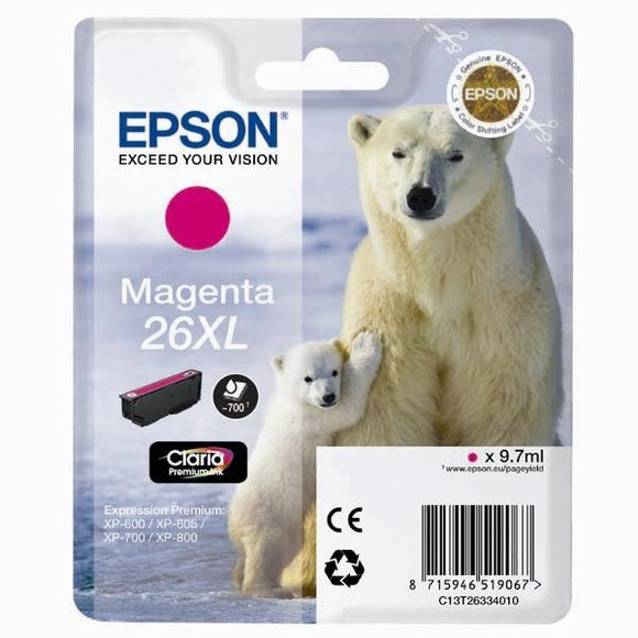 Epson T2633 26XL Hi Capacity Magenta Ink Cartridge