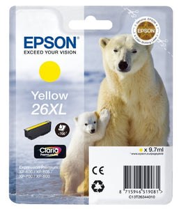 Epson T2634 26XL Hi Capacity Yellow Ink Cartridge