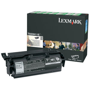 Lexmark T650H11E Black Hi Capacity Toner Cartridge