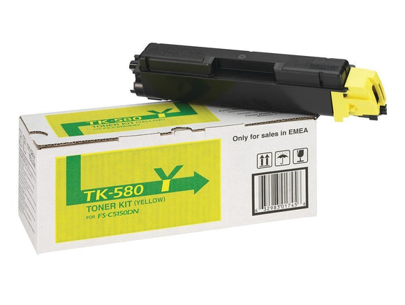 Kyocera TK580 Yellow Toner Cartridge