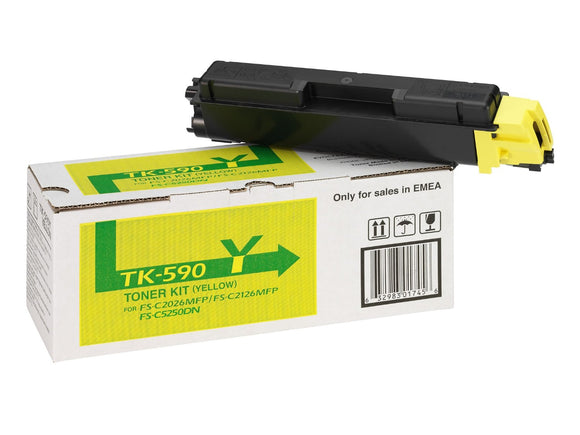 Kyocera TK590 Yellow Toner Cartridge